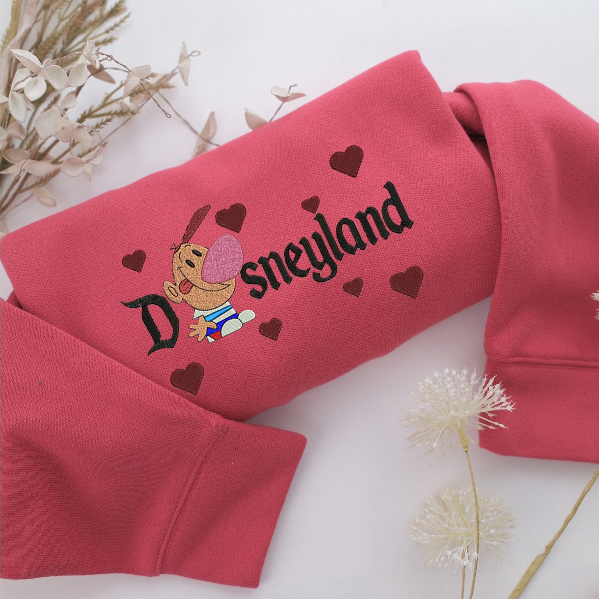 Billy Disneyland Embroidery, Disneyland Embroidered Sweatshirt, Movie Disney Inspired, Valentine's Day Gifts Idea For Him Her
