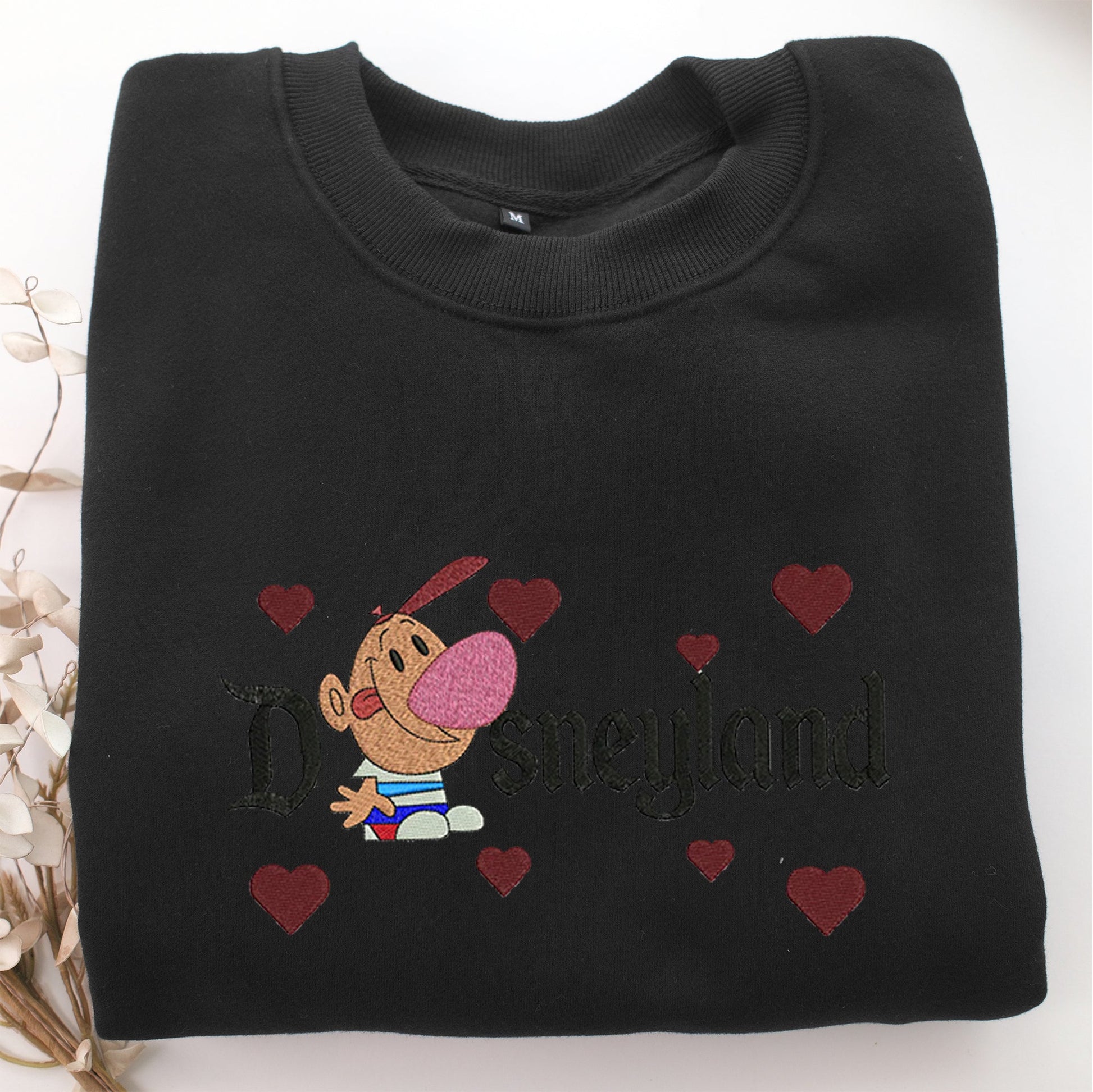 Billy Disneyland Embroidery, Disneyland Embroidered Sweatshirt, Movie Disney Inspired, Valentine's Day Gifts Idea For Him Her