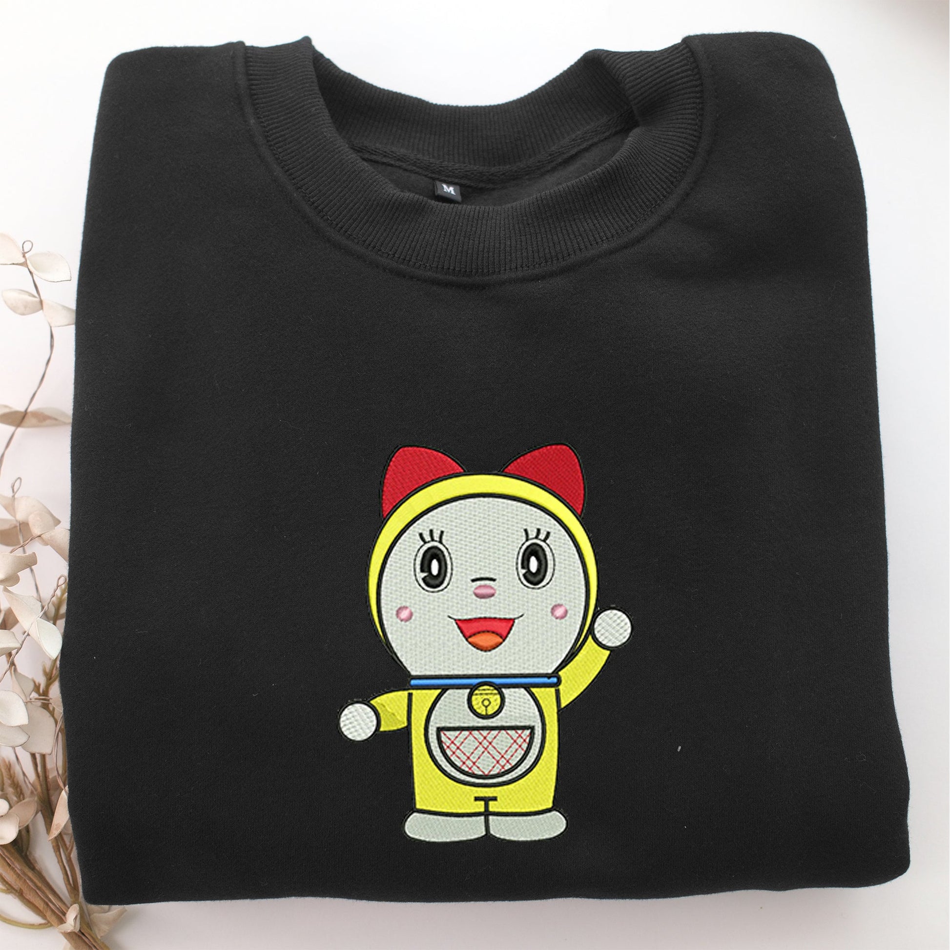 Dorami Embroidery, Disneyland Embroidered Sweatshirt, Movie Disney Inspired, Valentine's Day Gifts Idea For Him Her