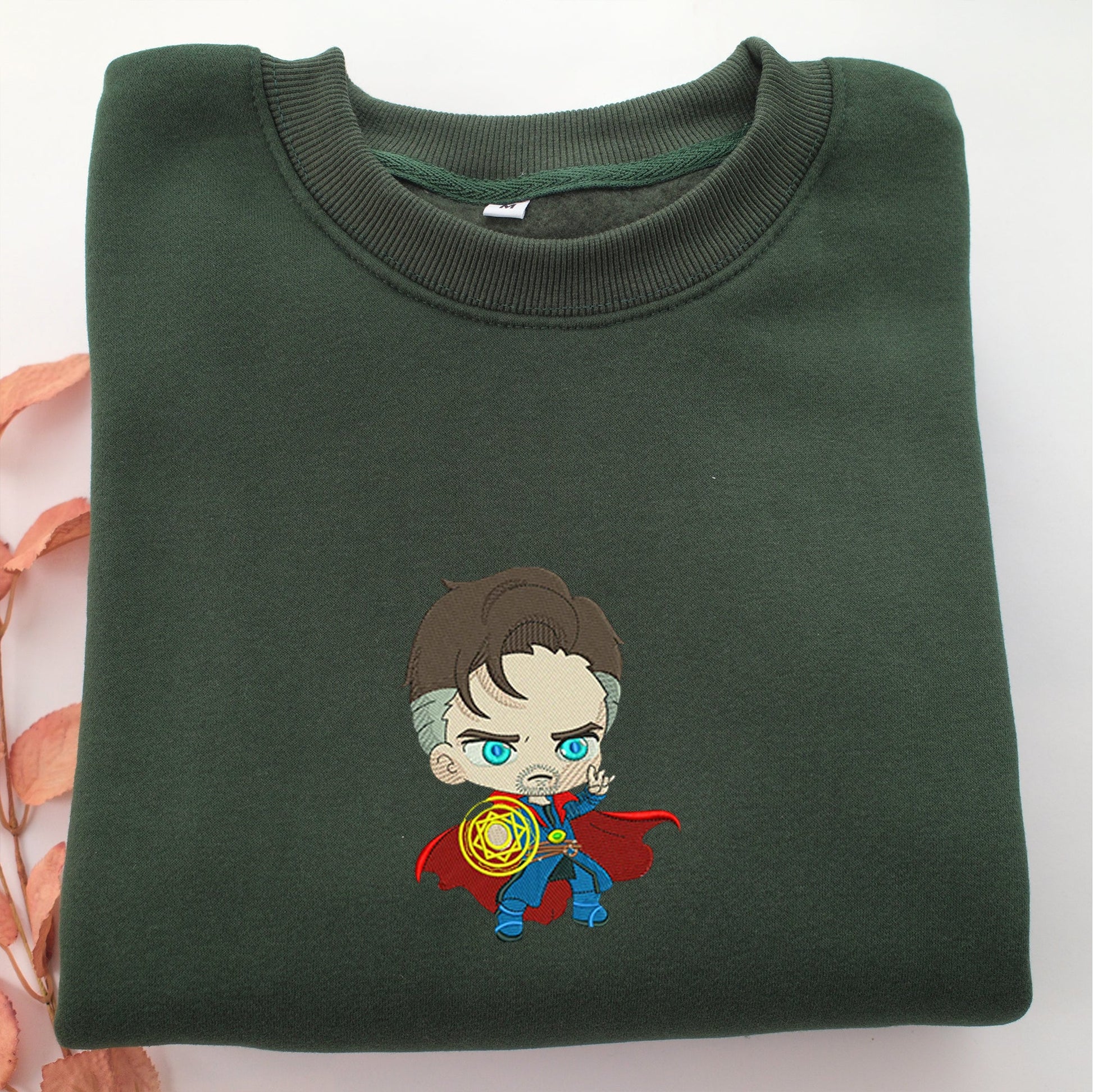 Chibi Doctor Strange Embroidery, Disneyland Embroidered Sweatshirt, Movie Disney Inspired, Valentine's Day Gifts Idea For Him Her