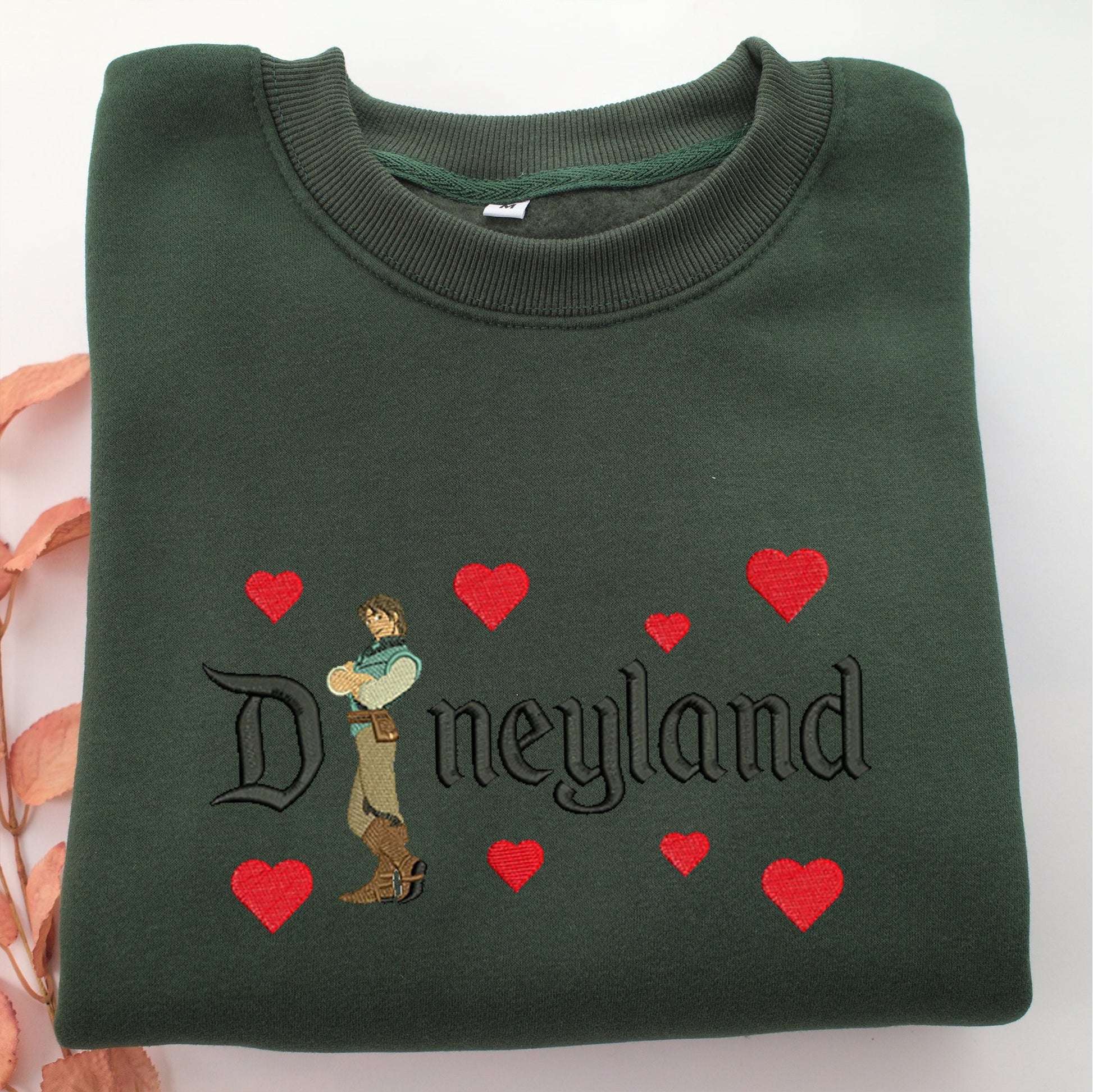 Flynn Rider v1 Disneyland Embroidery, Disneyland Embroidered Sweatshirt, Movie Disney Inspired, Valentine's Day Gifts Idea For Him Her