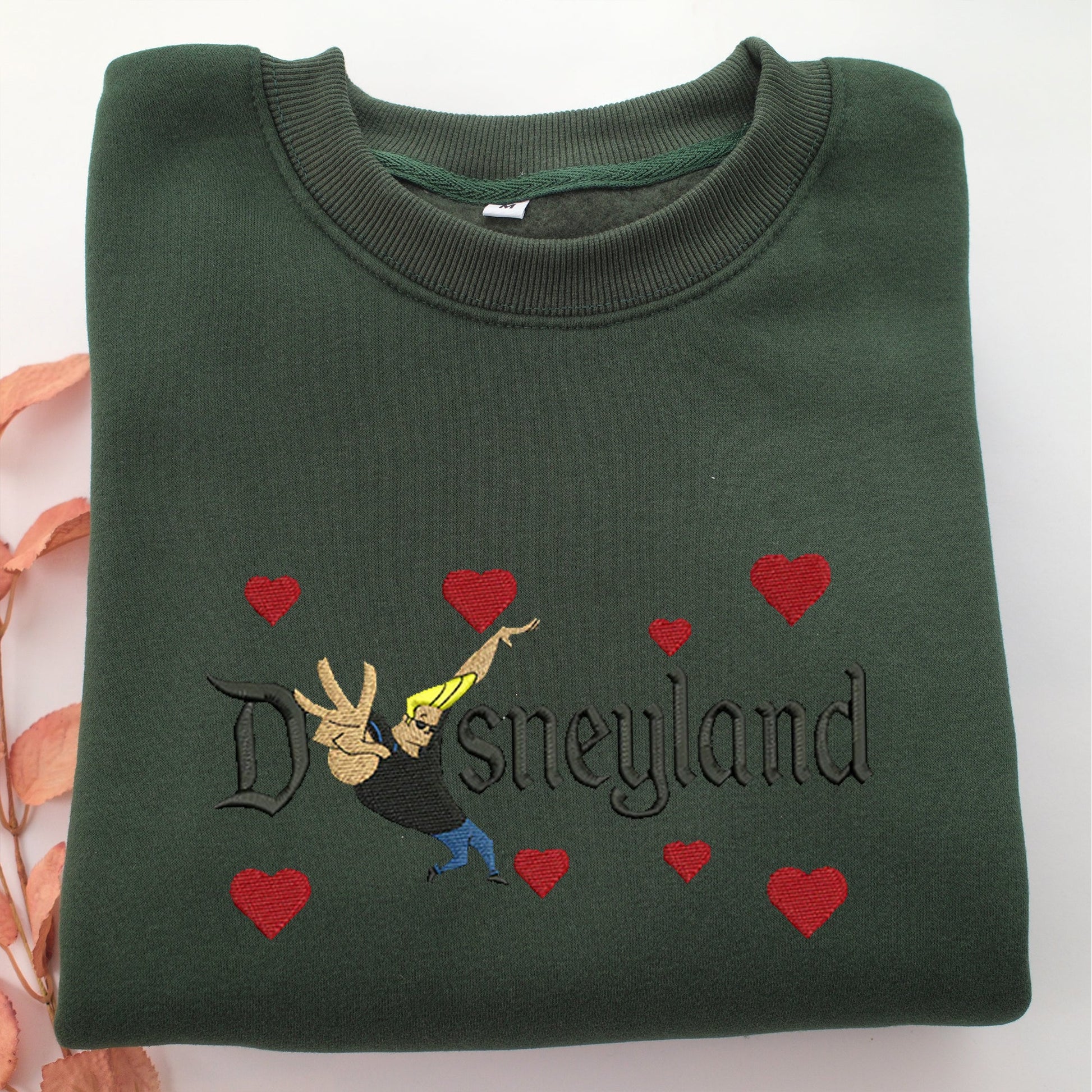 Johnny Bravo v1 Disneyland Embroidery, Disneyland Embroidered Sweatshirt, Movie Disney Inspired, Valentine's Day Gifts Idea For Him Her