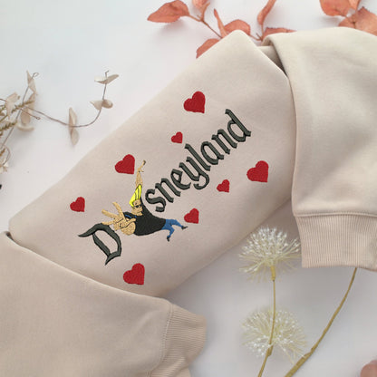 Johnny Bravo v1 Disneyland Embroidery, Disneyland Embroidered Sweatshirt, Movie Disney Inspired, Valentine's Day Gifts Idea For Him Her
