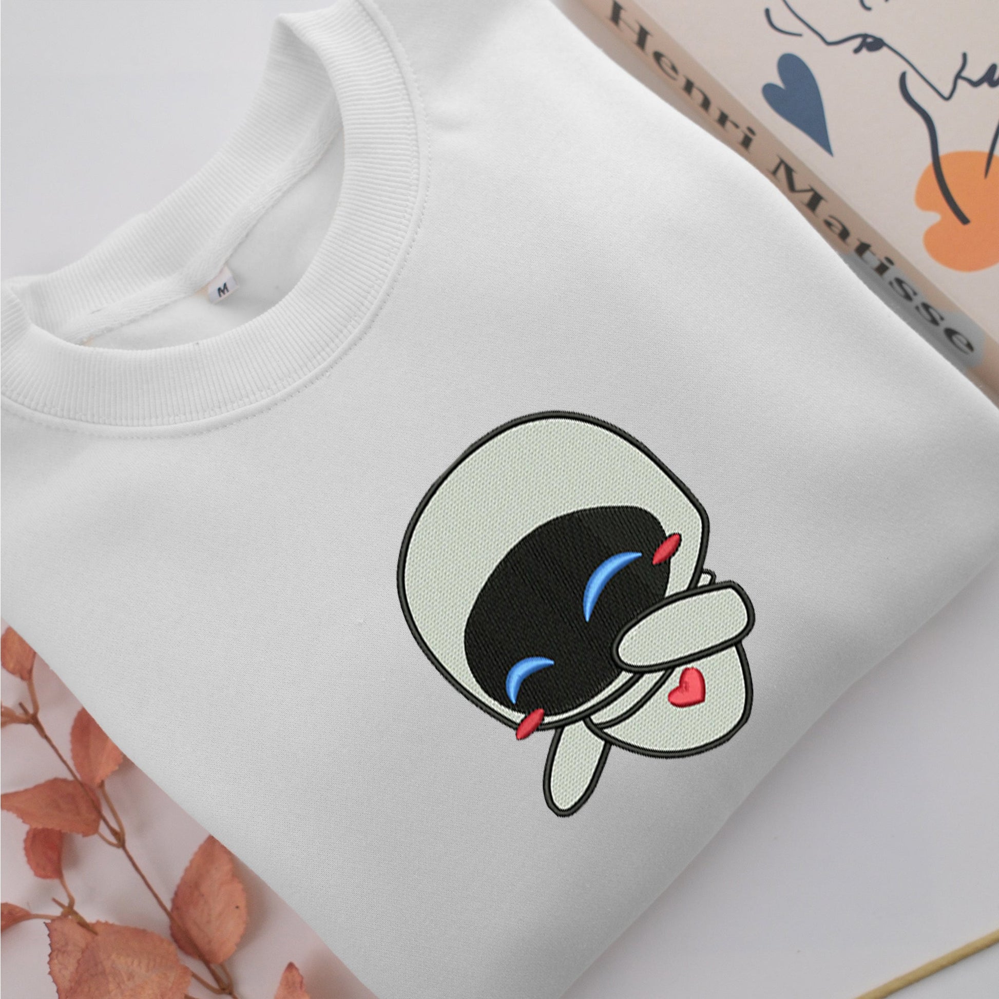 Eva Embroidery, Disneyland Embroidered Sweatshirt, Movie Disney Inspired, Valentine's Day Gifts Idea For Him Her