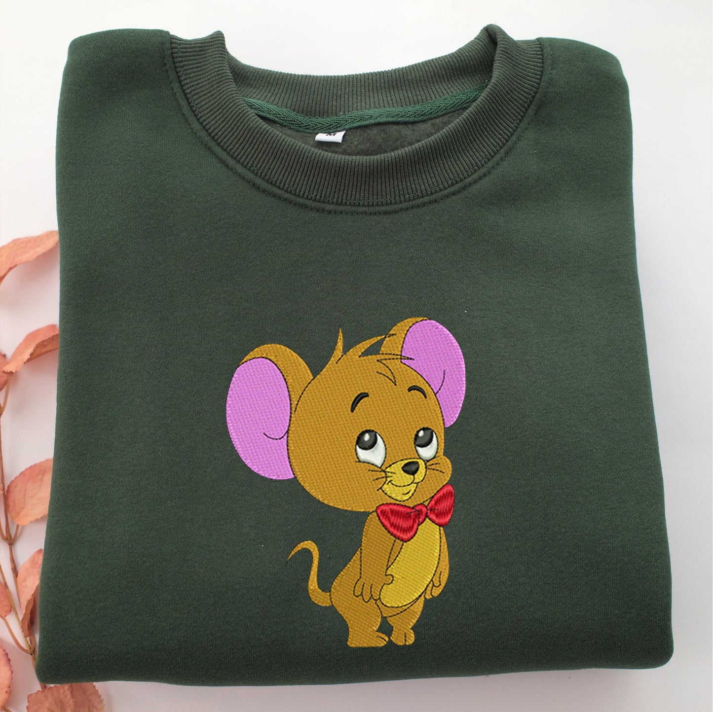 Chibi Jerry Embroidery, Disneyland Embroidered Sweatshirt, Movie Disney Inspired, Valentine's Day Gifts Idea For Him Her