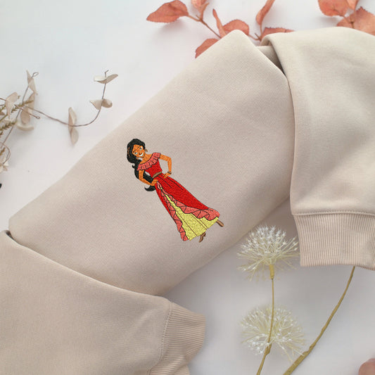 Elena Embroidery, Disneyland Embroidered Sweatshirt, Movie Disney Inspired, Valentine's Day Gifts Idea For Him Her