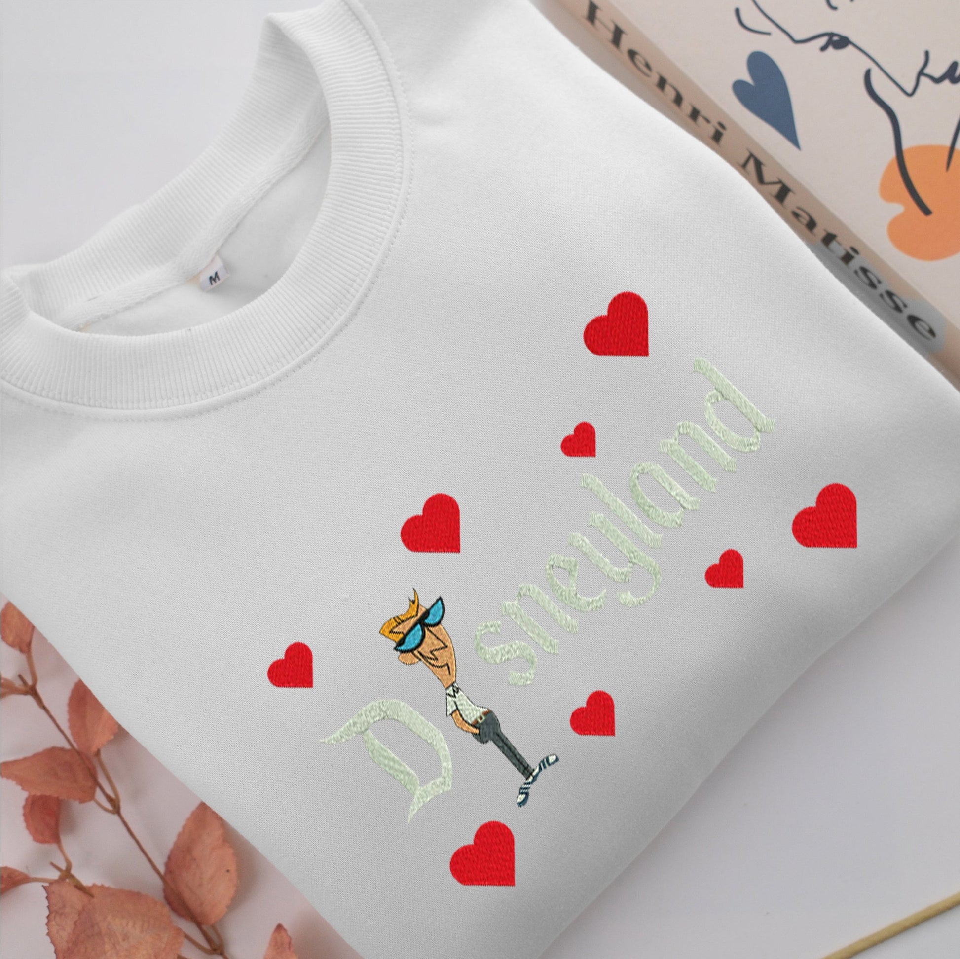 Dexter Dad Disneyland Embroidery, Disneyland Embroidered Sweatshirt, Movie Disney Inspired, Valentine's Day Gifts Idea For Him Her