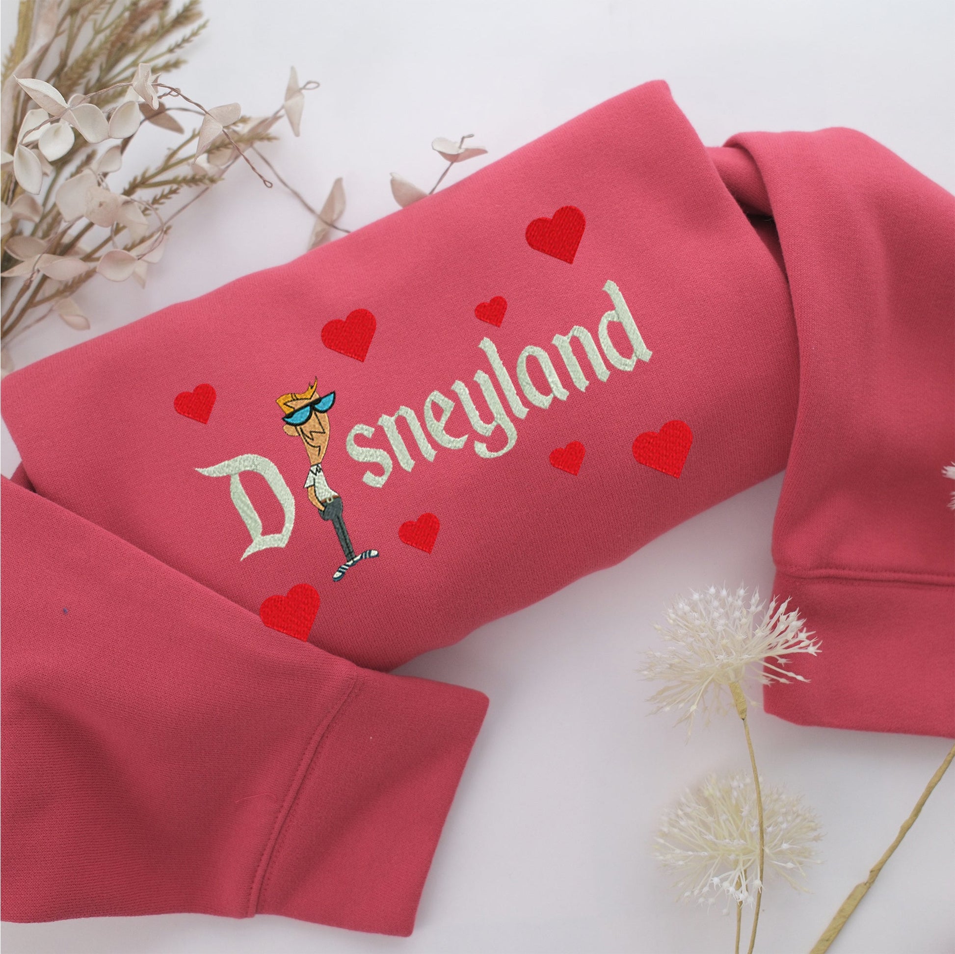 Dexter Dad Disneyland Embroidery, Disneyland Embroidered Sweatshirt, Movie Disney Inspired, Valentine's Day Gifts Idea For Him Her
