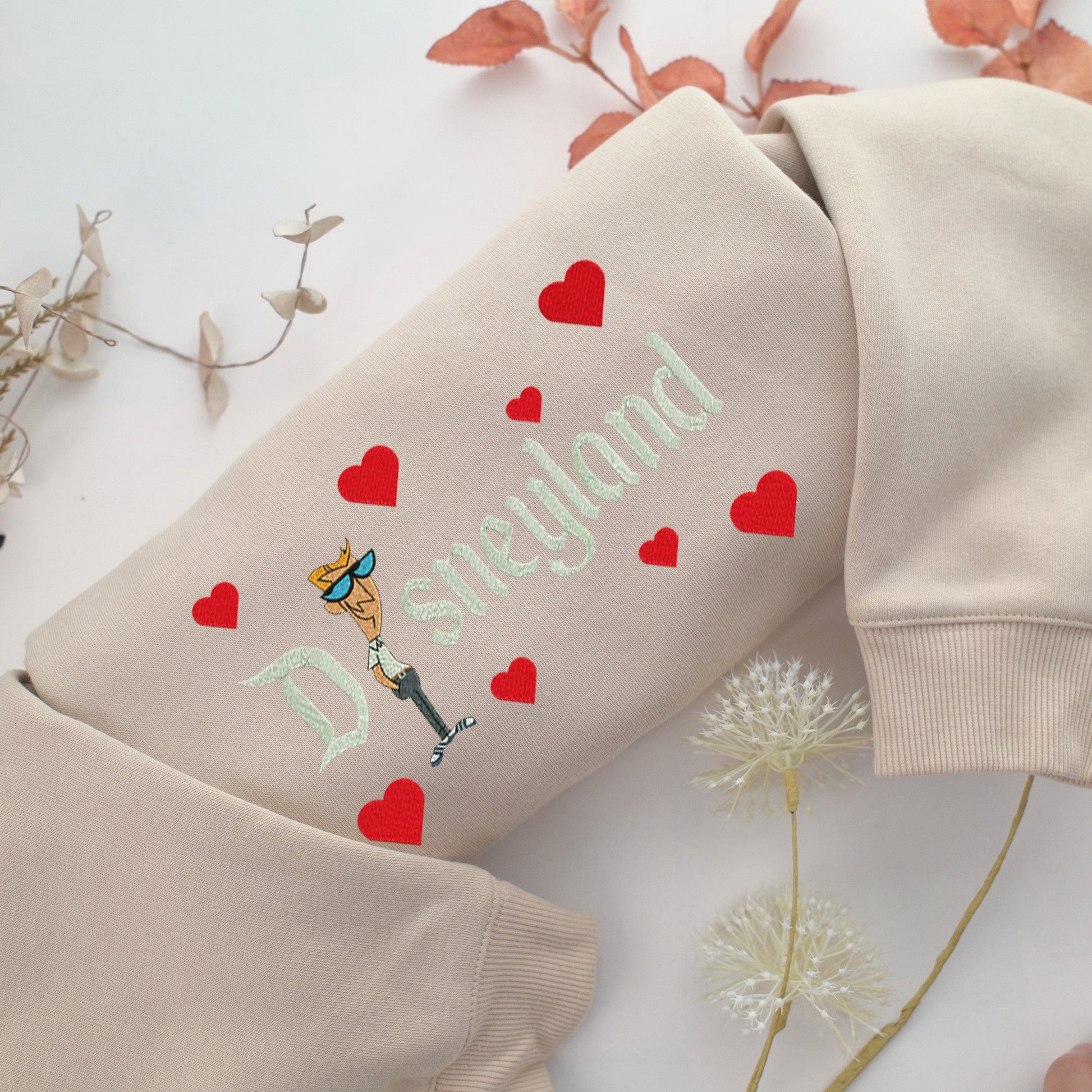 Dexter Dad Disneyland Embroidery, Disneyland Embroidered Sweatshirt, Movie Disney Inspired, Valentine's Day Gifts Idea For Him Her
