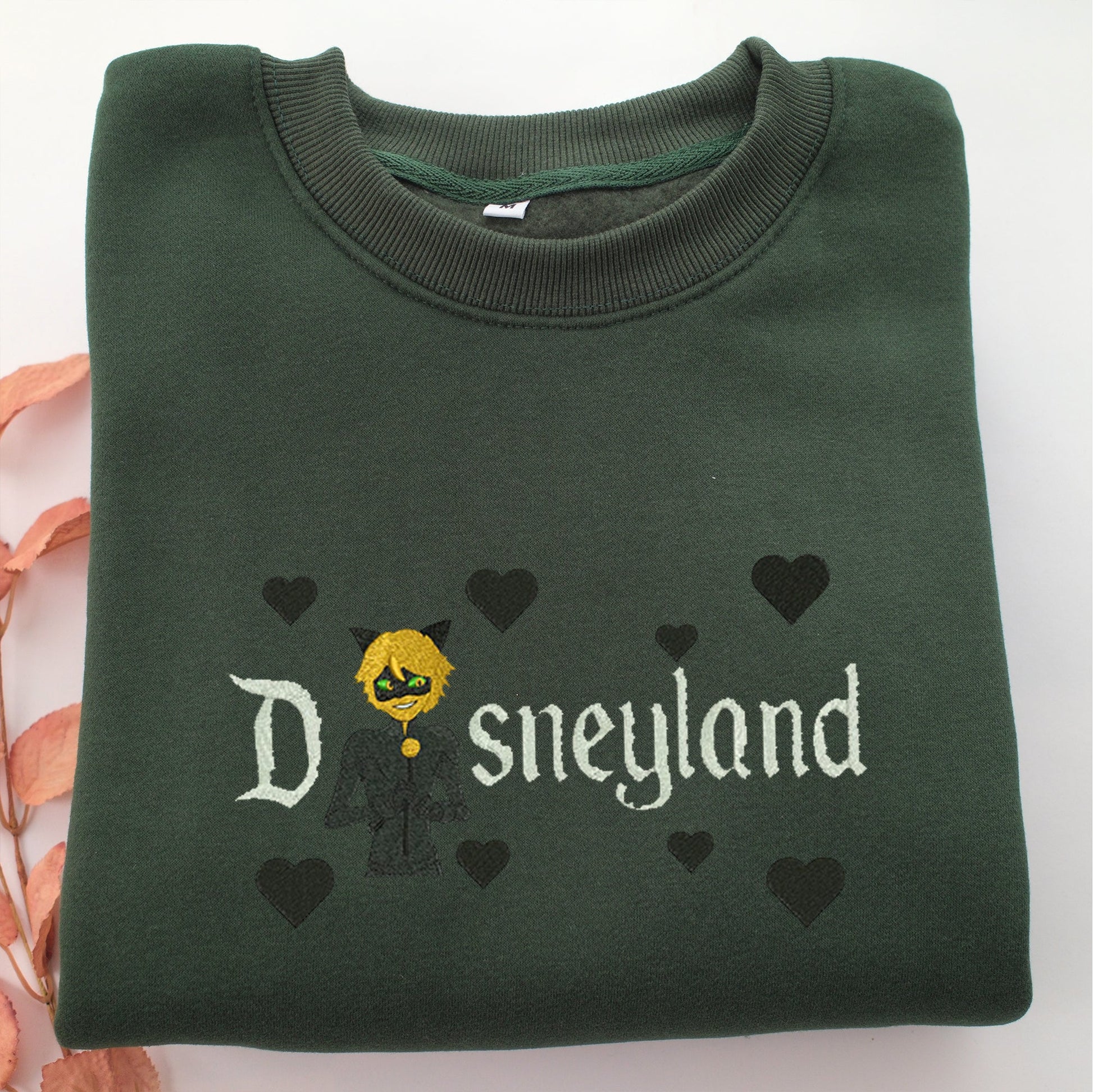 Adrien Agreste Disneyland Embroidery, Disneyland Embroidered Sweatshirt, Movie Disney Inspired, Valentine's Day Gifts Idea For Him Her