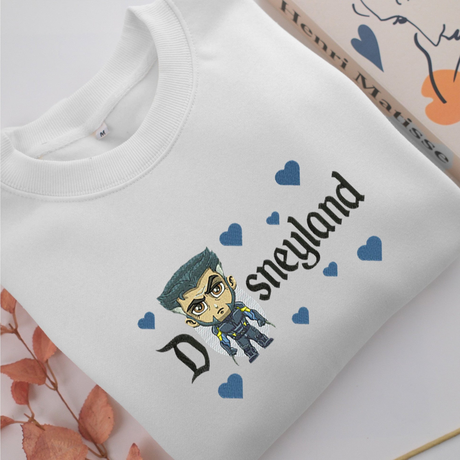 Chibi X Man Disneyland Embroidery, Disneyland Embroidered Sweatshirt, Movie Disney Inspired, Valentine's Day Gifts Idea For Him Her