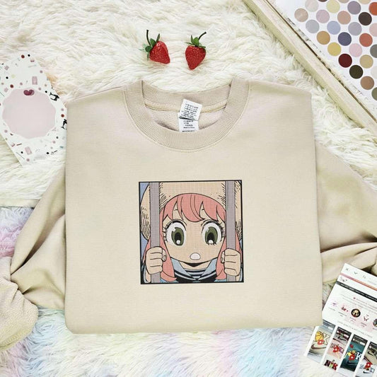 Anya Forger Spy X Family Anime Embroidered Shirt