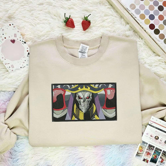 Ainz Ooal Gown Overlord Anime Embroidered Shirt