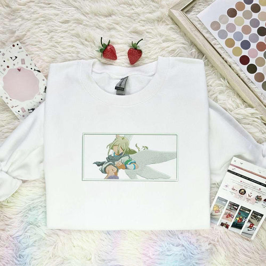 Angel Popart Anime Embroidered Shirt