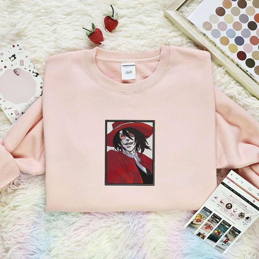 Alucard Hellsing Anime Embroidered Shirt