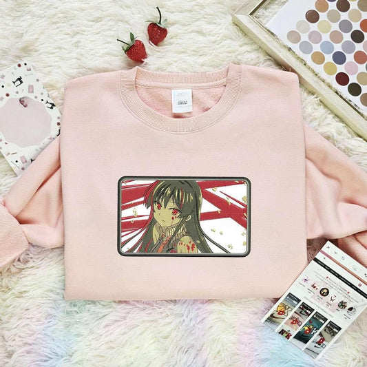 Akame Akame Ga Kill Anime Embroidered Shirt