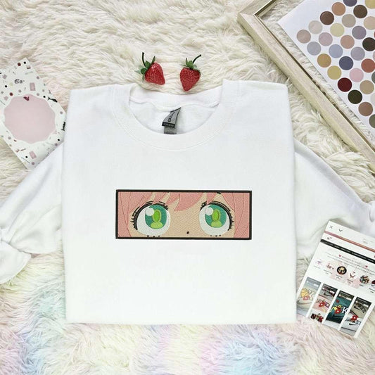 Anya Forger Eyes Spy X Family Anime Embroidered Shirt
