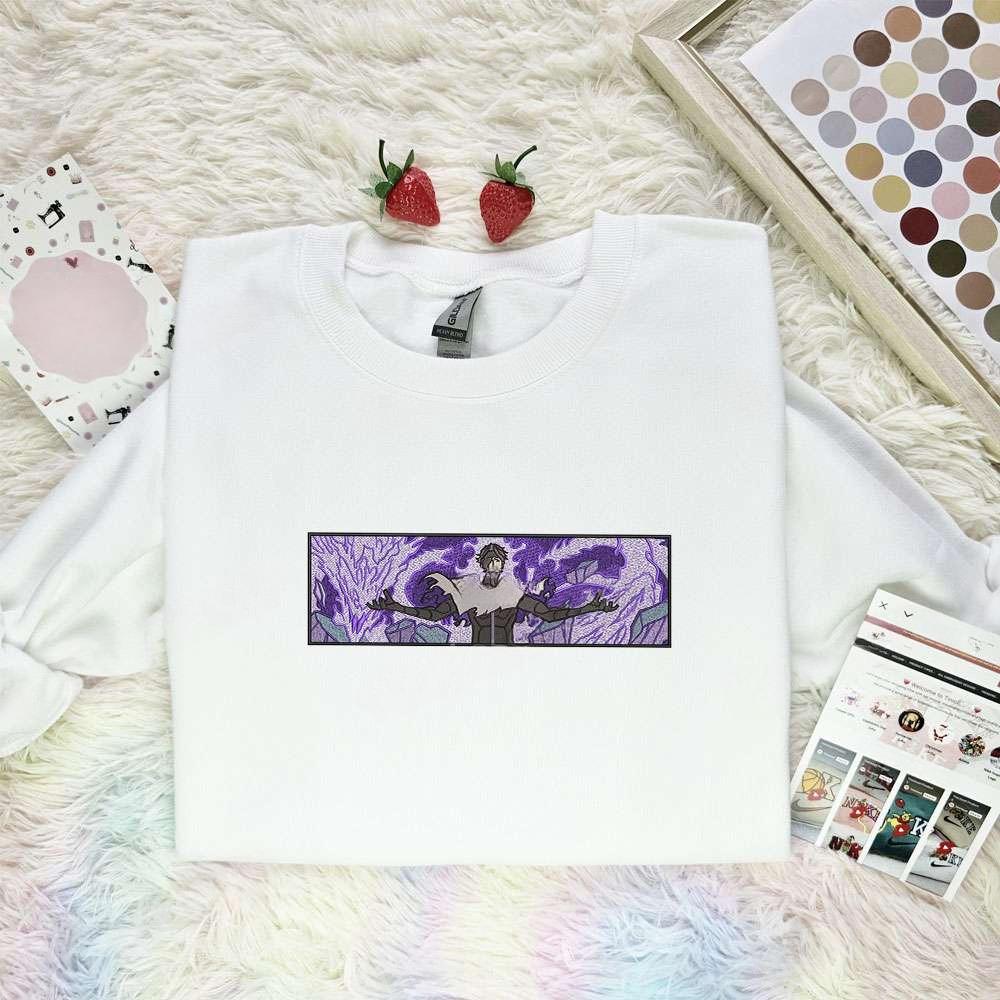 Aizen Sosuke Bleach Anime Embroidered Shirt