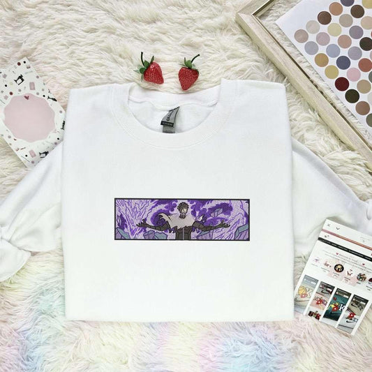 Aizen Sosuke Bleach Anime Embroidered Shirt