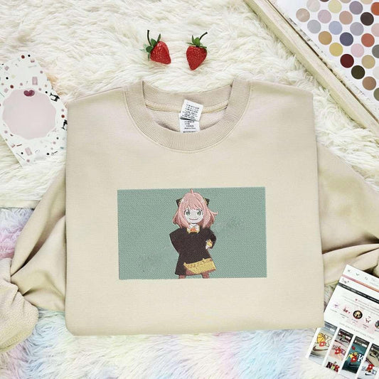Anya Spy X Family Anime Embroidered Shirt