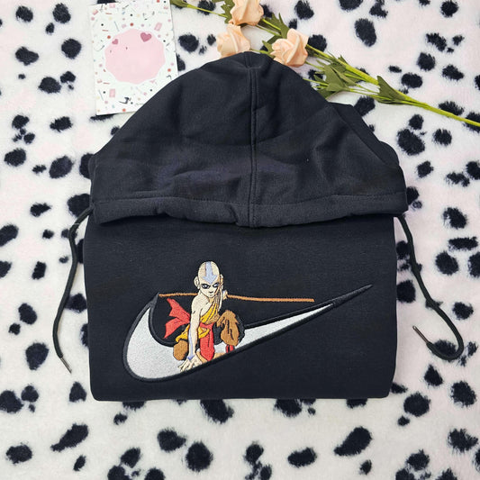 Aang Avatar The Last Airbender Anime Embroidered Shirt
