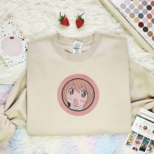 Anya Waku Waku Spy X Family Anime Embroidered Shirt