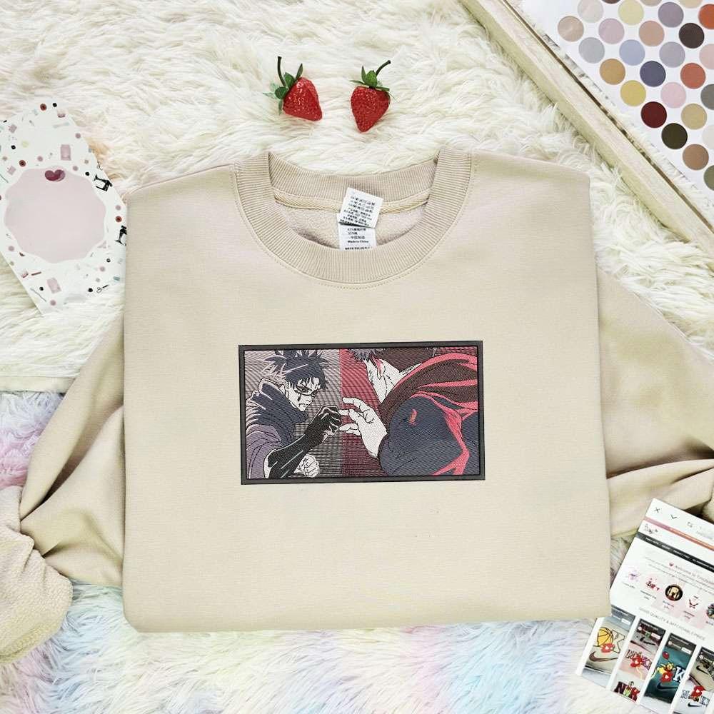 Choso Vs Yuji Jujutsu Kaisen Anime Embroidered Shirt