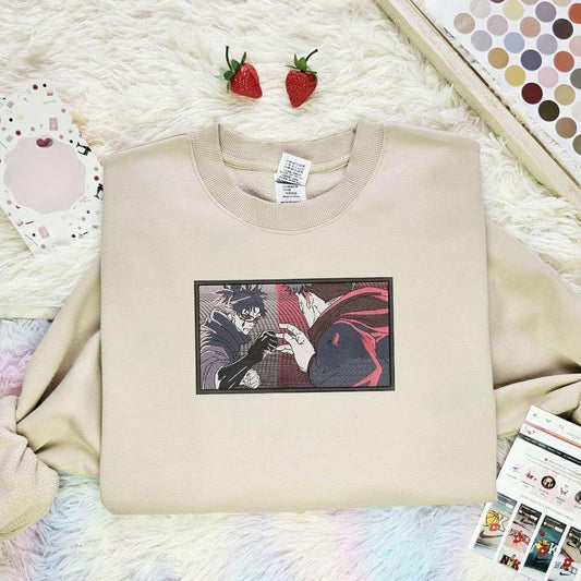 Choso Vs Yuji Jujutsu Kaisen Anime Embroidered Shirt