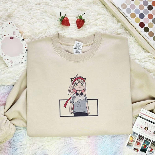 Anya Spy X Family Anime Embroidered Shirt