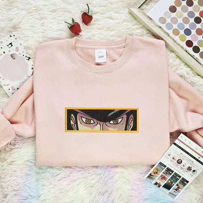 Dracule Mihawk Eyes One Piece Anime Embroidered Shirt