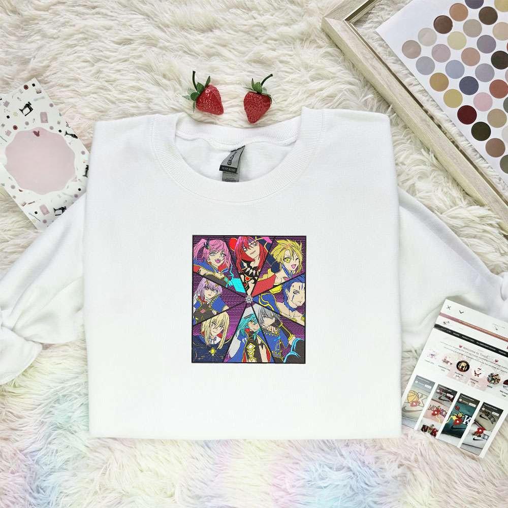 Blazblue Characters Anime Game Embroidered Shirt