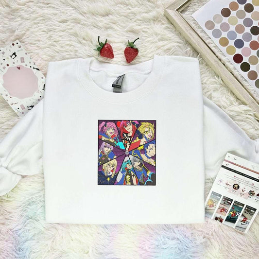Blazblue Characters Anime Game Embroidered Shirt