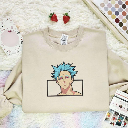 Ban The Seven Deadly Sins Anime Embroidered Shirt
