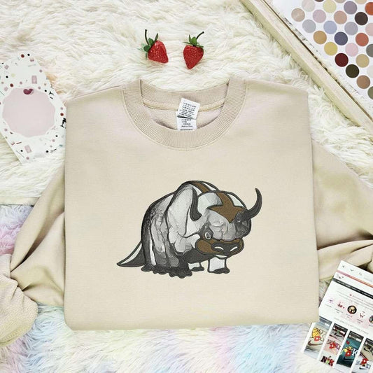 Appa Avatar The Last Airbender Anime Embroidered Shirt