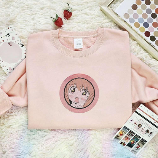 Anya Waku Waku Spy X Family Anime Embroidered Shirt