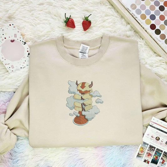 Appa Avatar The Last Airbender Anime Embroidered Shirt