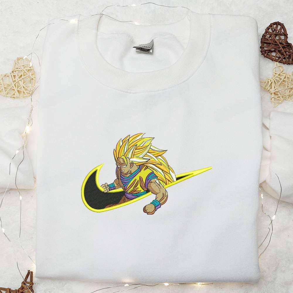 Angry Goku Dragon Ball Z Anime Embroidered Shirt 1
