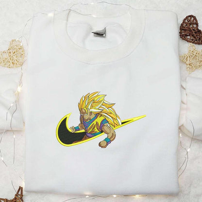 Angry Goku Dragon Ball Z Anime Embroidered Shirt 1