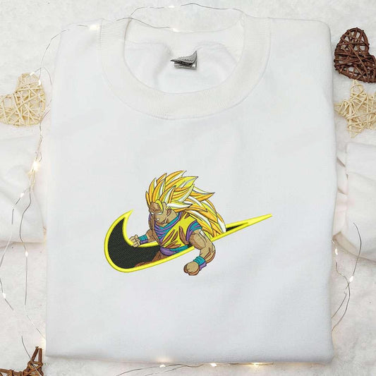 Angry Goku Dragon Ball Z Anime Embroidered Shirt 1