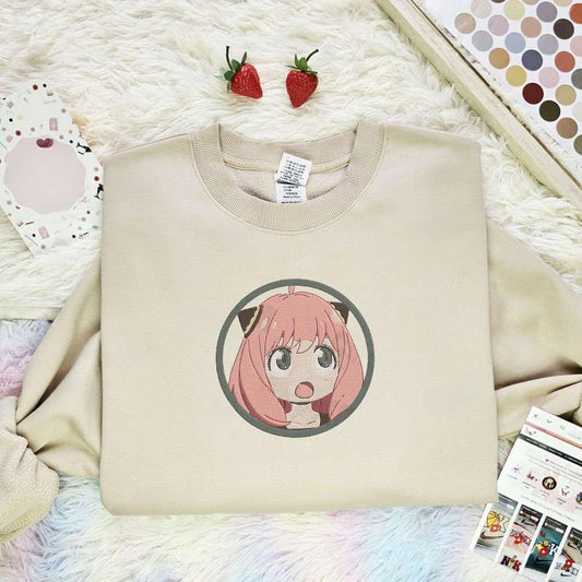 Anya Forger Spy X Family Anime Embroidered Shirt