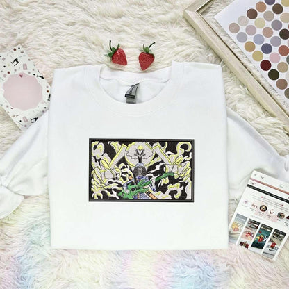 Brook One Piece Anime Embroidered Shirt