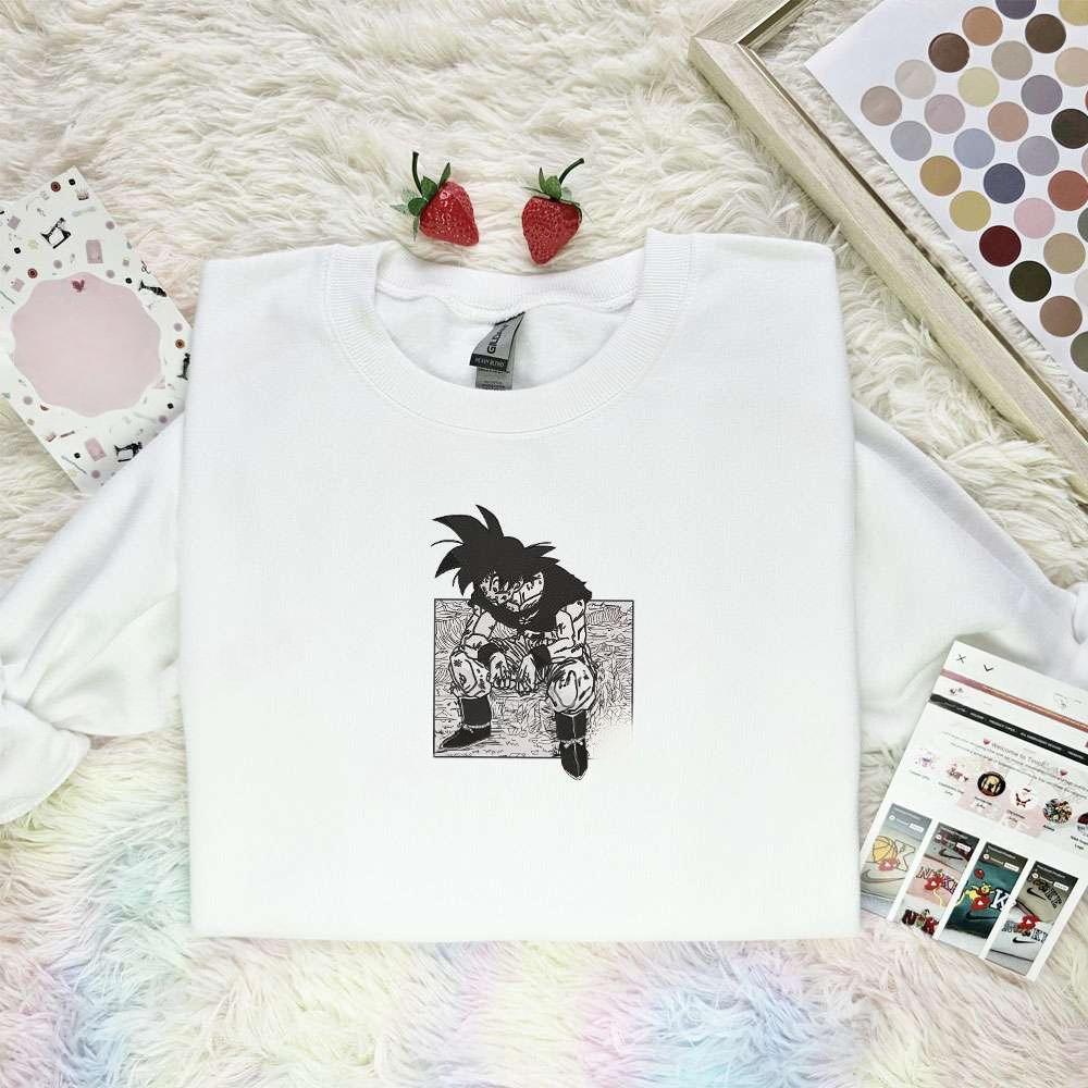 Goku After Battle Dragon Ball Anime Embroidered Shirt