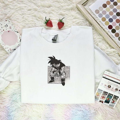 Goku After Battle Dragon Ball Anime Embroidered Shirt