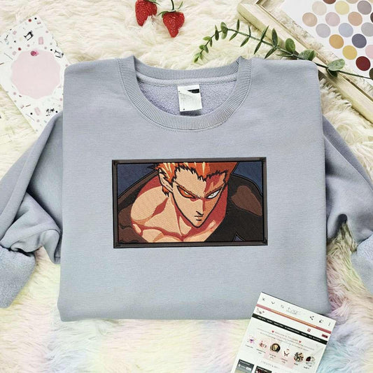 Garou One Punch Man Anime Embroidered Shirt