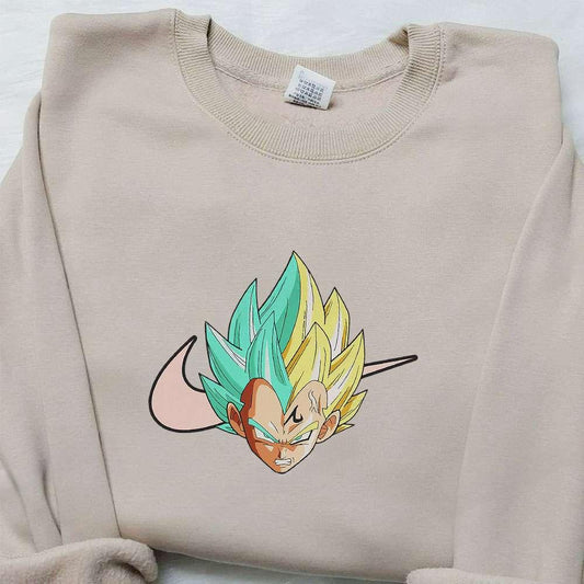 Vegeta Head X Nike Swoosh Anime