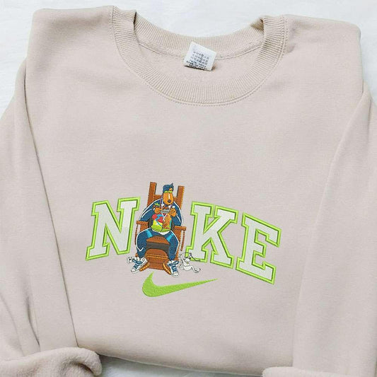 Bodr x Nike Music Embroidered Shirt Celebrity Embroidered Shirt Nike Inspired Embroidered Shirt