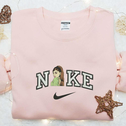 Ariana Grande x Nike Embroidered Shirt Celebrity Embroidered Hoodie Best Fandom Gift Idea