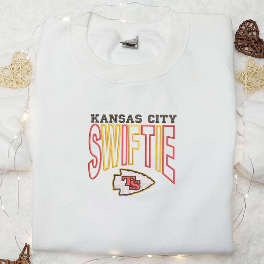 Kansas City Swiftie Embroidered Shirt Celebrity Embroidered Hoodie Best Sports Gift For Fans