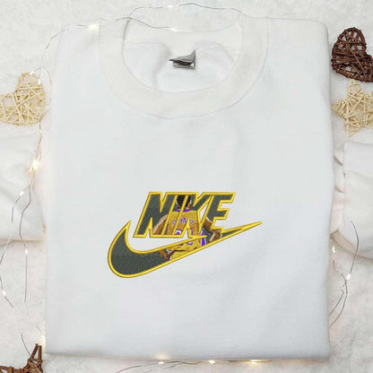 Kobe Bryant x Nike Embroidered Shirt NBA Sports Embroidered Shirt Celebrity Embroidered Hoodie