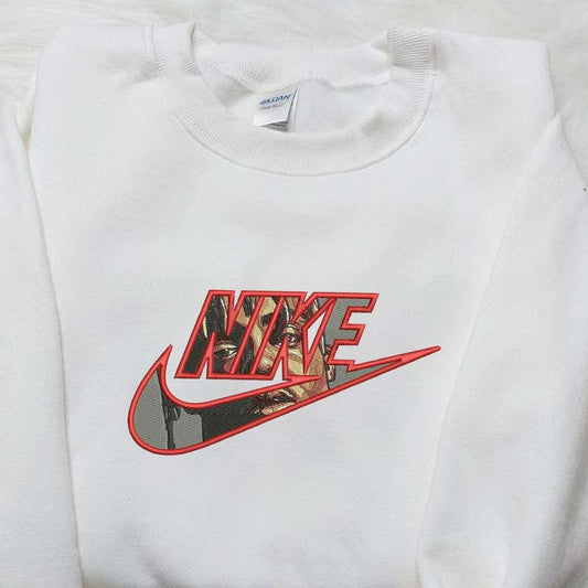 Nike x Juice Wrld Embroidered Shirt Celebrity Embroidered Shirt Nike Inspired Embroidered Shirt